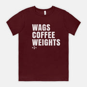 wags coffee weights tee